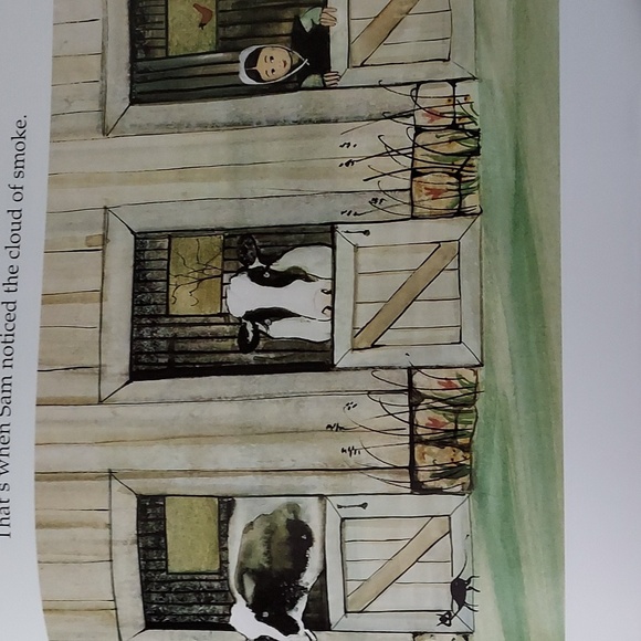 Book- Reuben and the Fire(P. Buckley Moss Drawings) - Picture 6 of 6